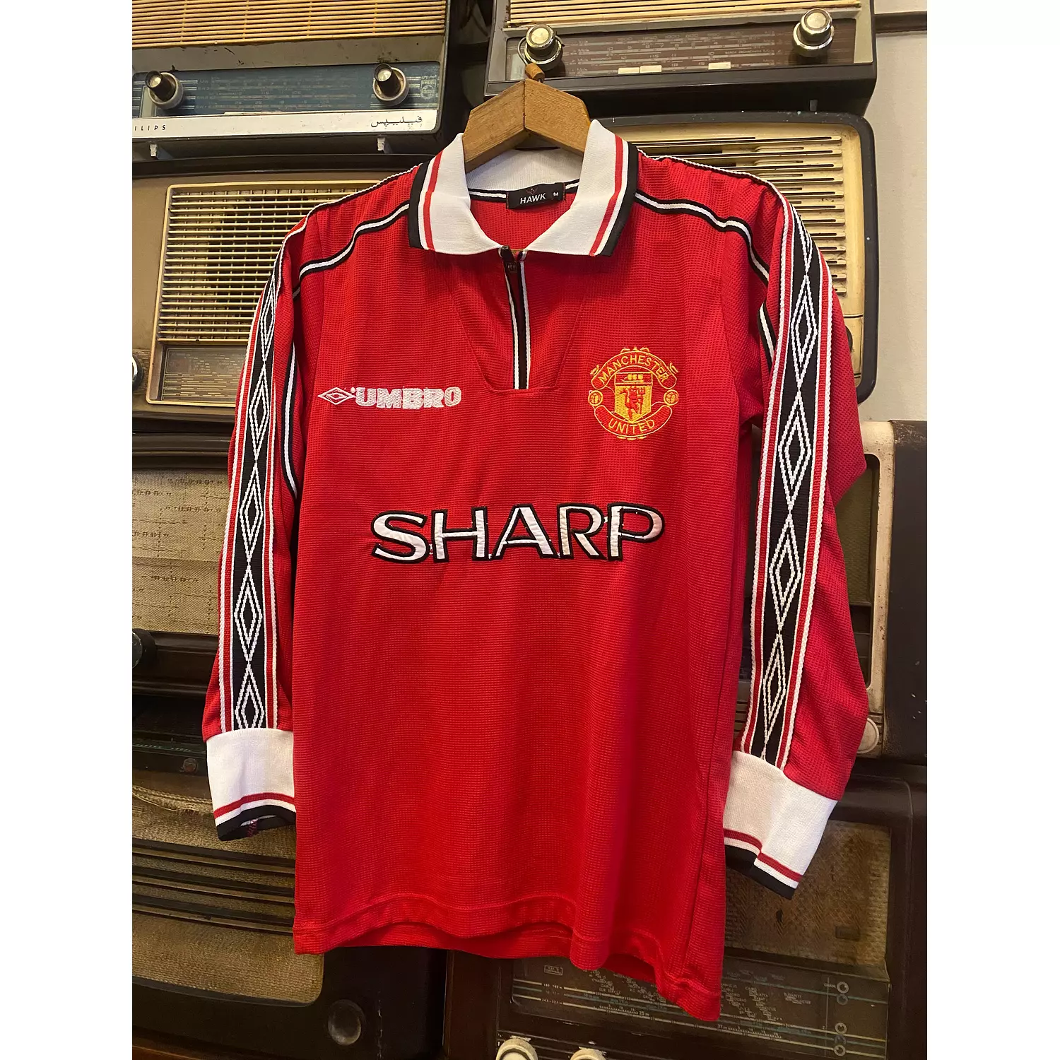 1998-1999 Man United retro kit-Long sleeve 0