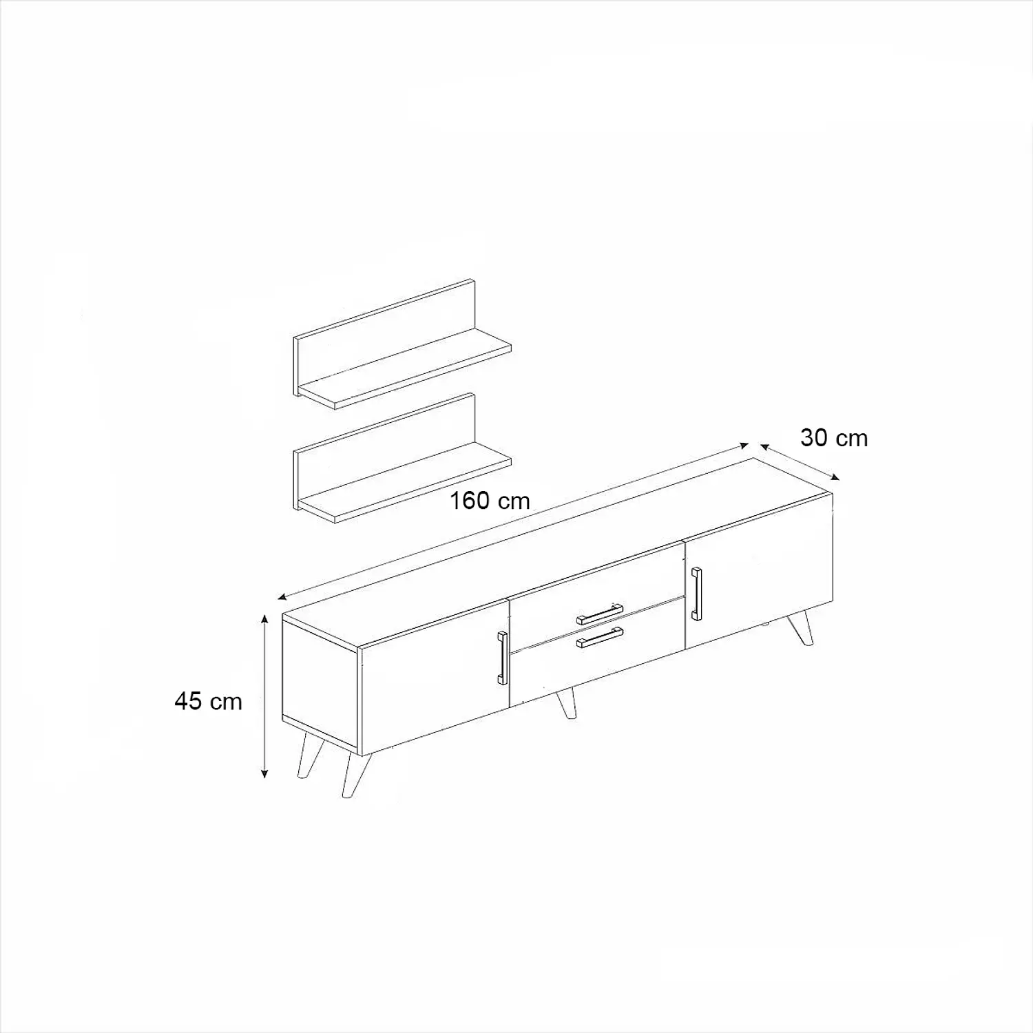 LCD Table 160x30x45 cm - Artco.lcd085 7