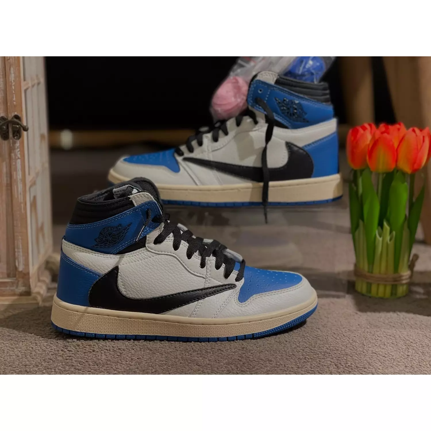 Nike Air Jordan 1 Travis Scott Blue 1