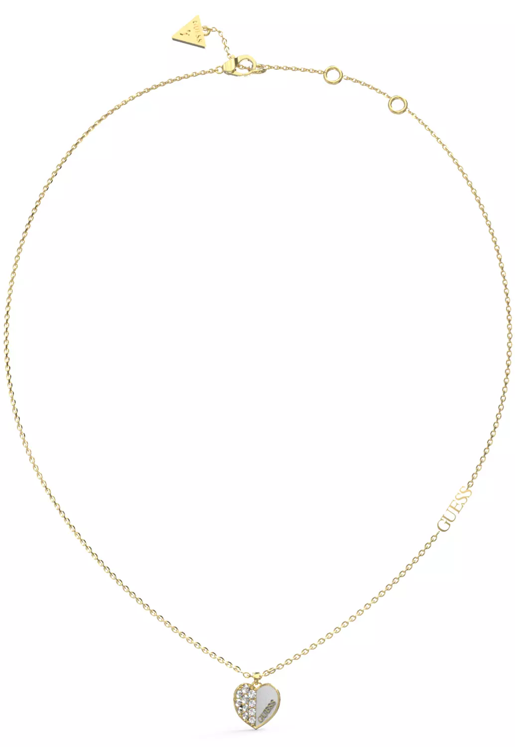 Guess Jewelry - JUBN03041JWYGWHT/U Ladies gold Necklace hover image