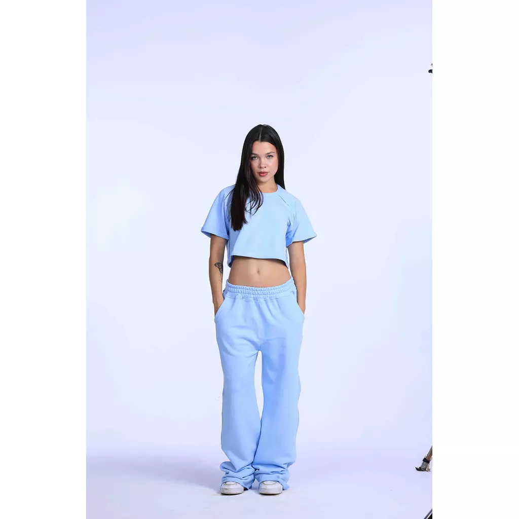 Baby blue oversized sweatpants  