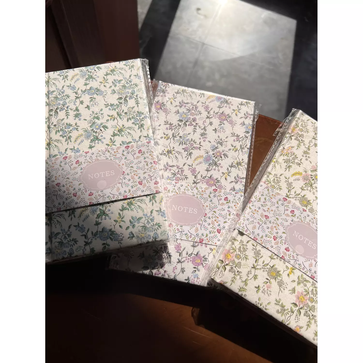 Floral Fabric Travel Journal 2