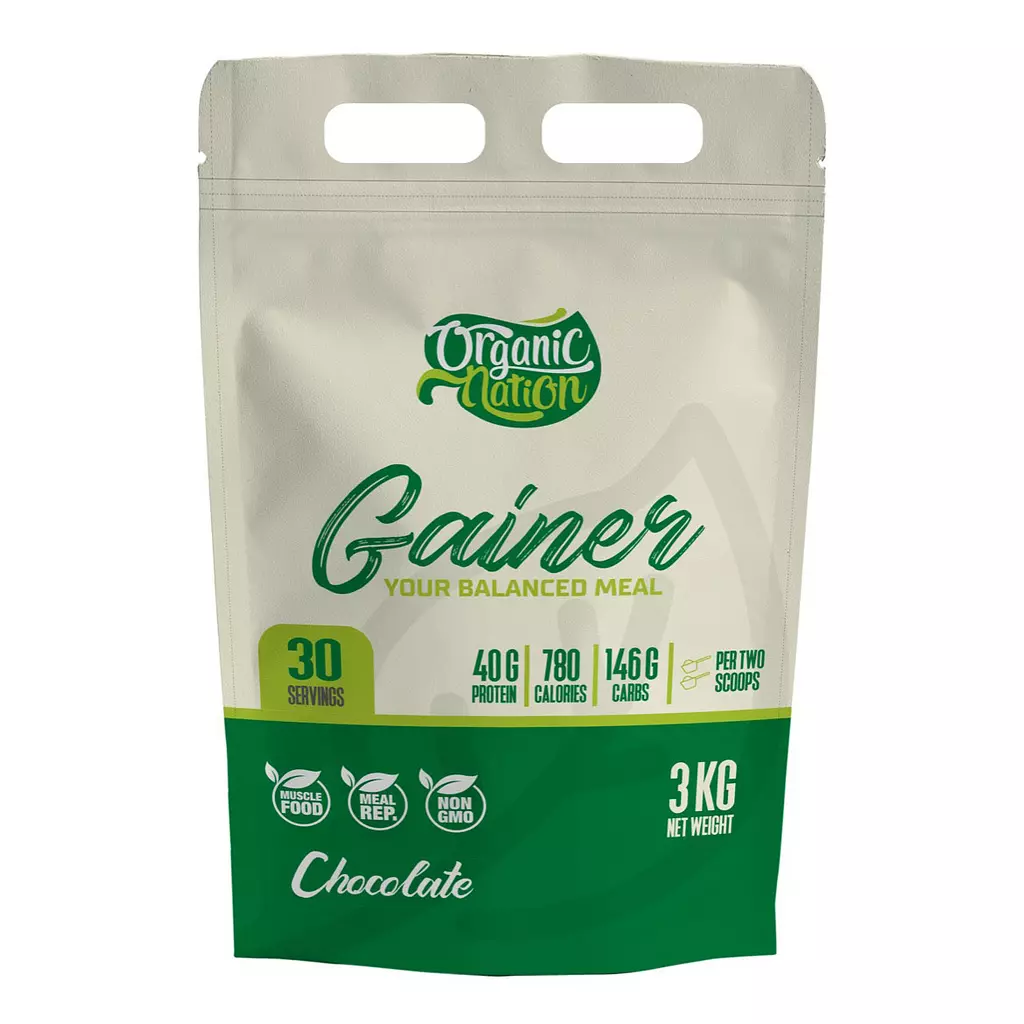 Organic Nation Gainer-30Serv.-3KG-Chocolate