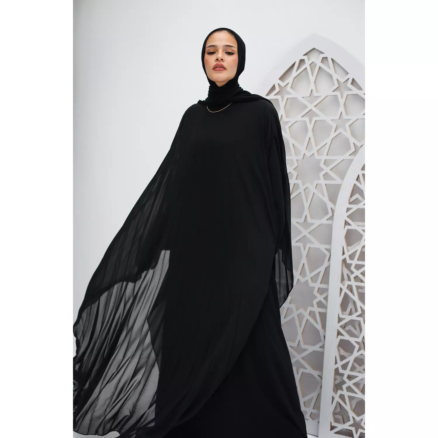 Full Pleated Cape hover image