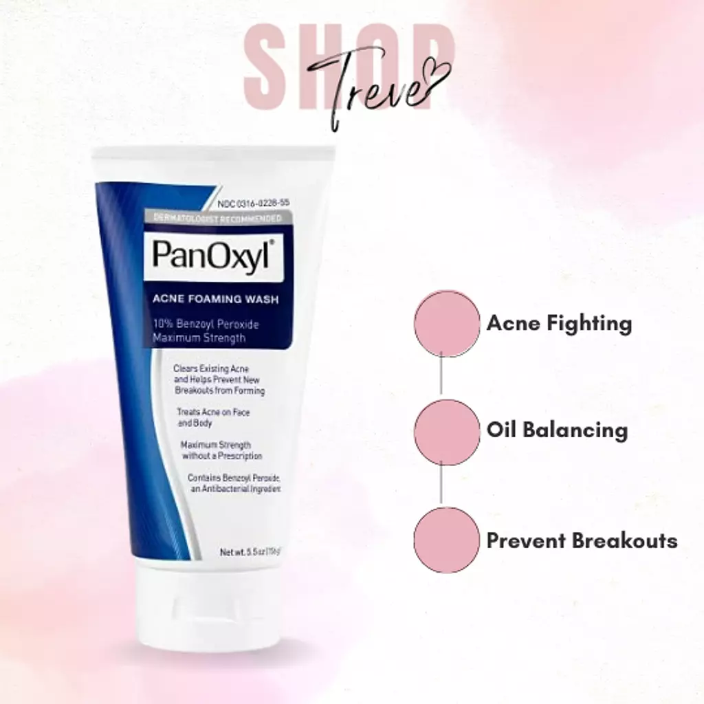 Panoxyl Acne foaming wash Benzoyl Peroxide 156 g