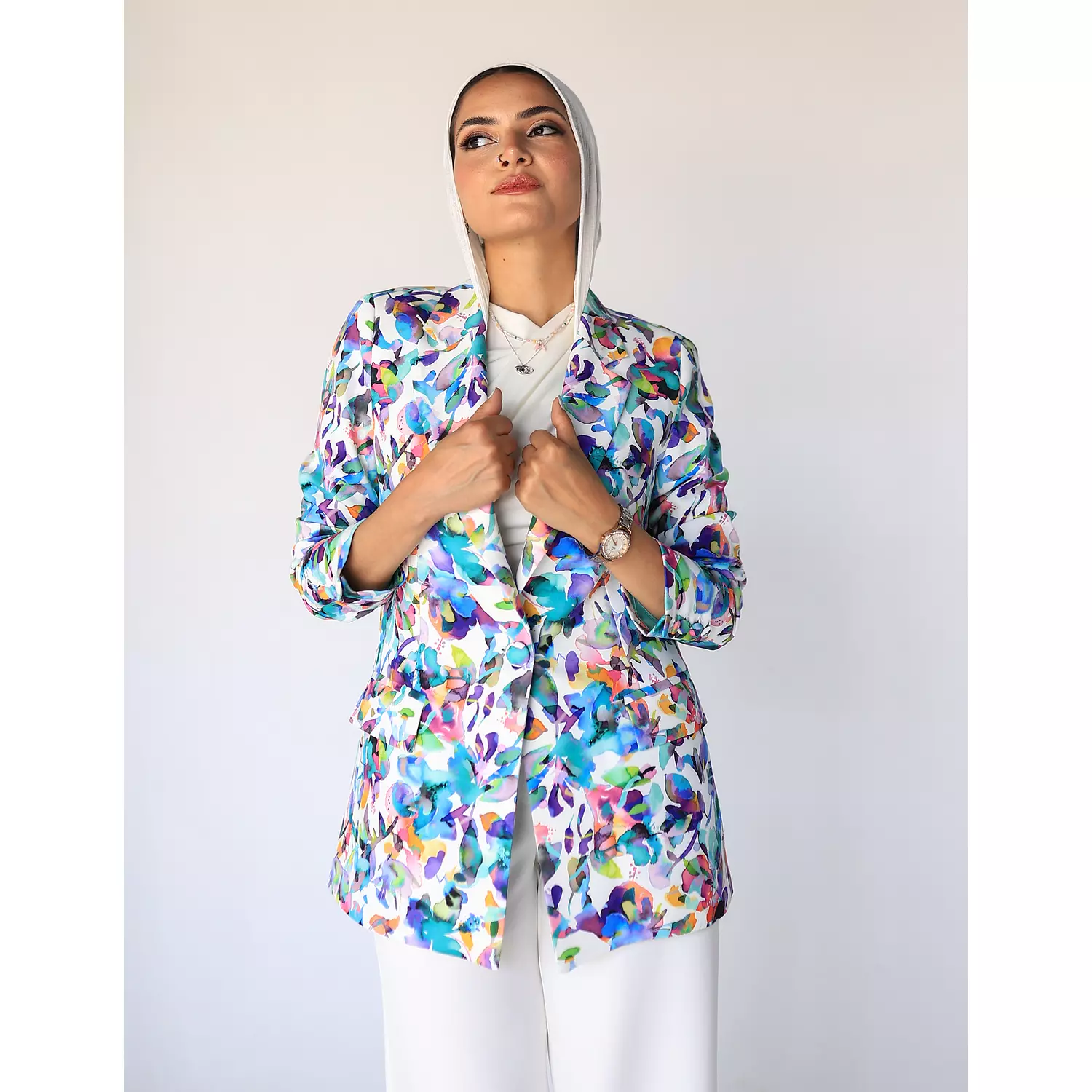 Floral Printed Blazer 4