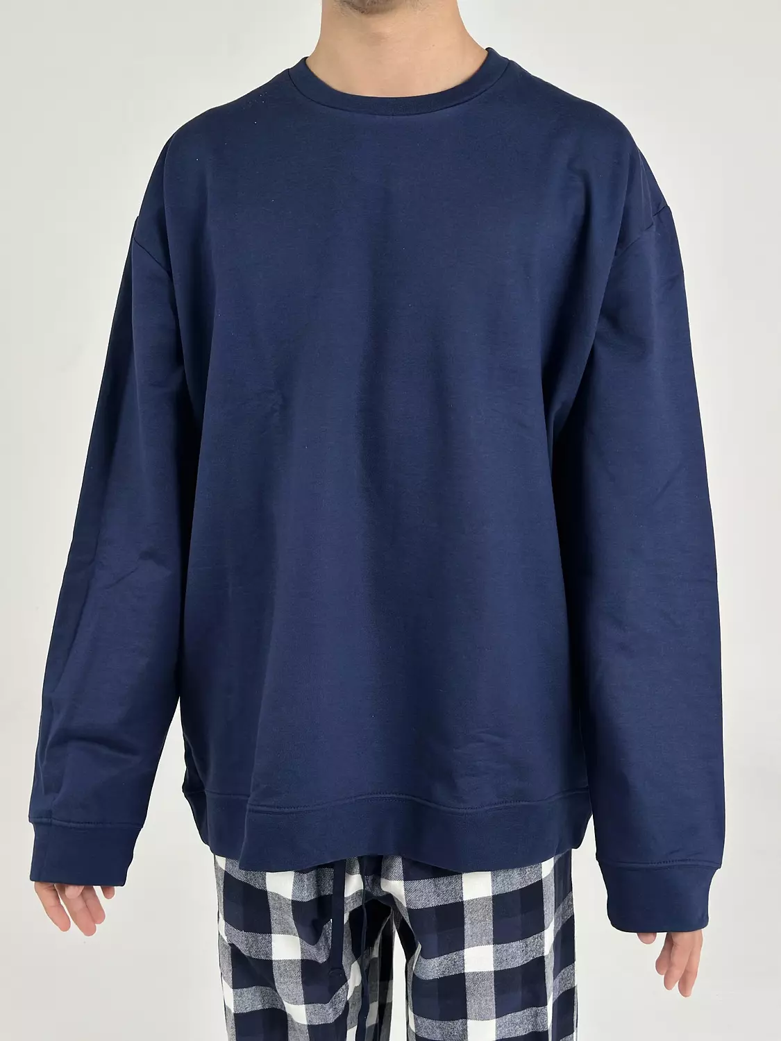 Navy Blue Warm Sweatshirt hover image