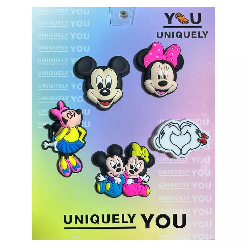 Mickey&Minnie Mouse Jibbitz Card