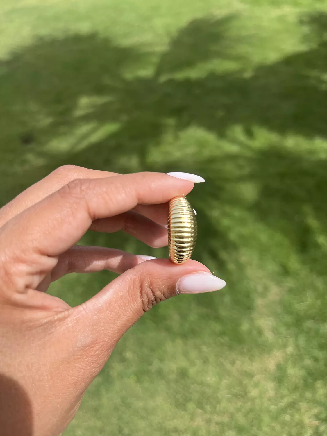 Chunky Gold Ring hover image