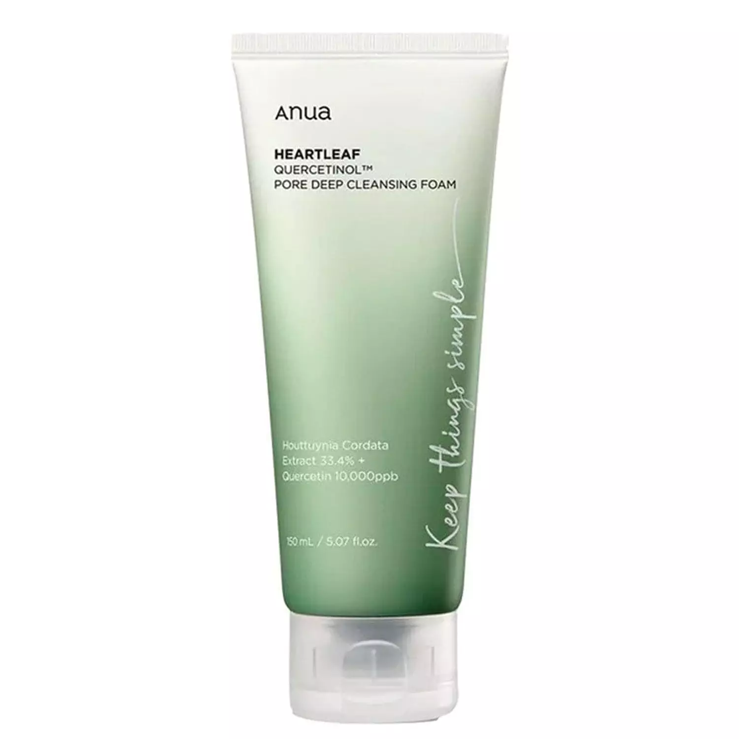 Anua renewal Heartleaf Quercetinol Pore Deep Cleansing Foam 150ml 2