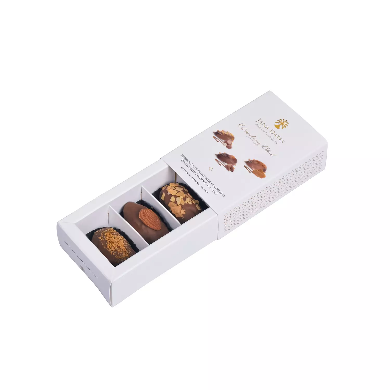 Belgium Chocolate Medjool Dates Box Small Pack hover image