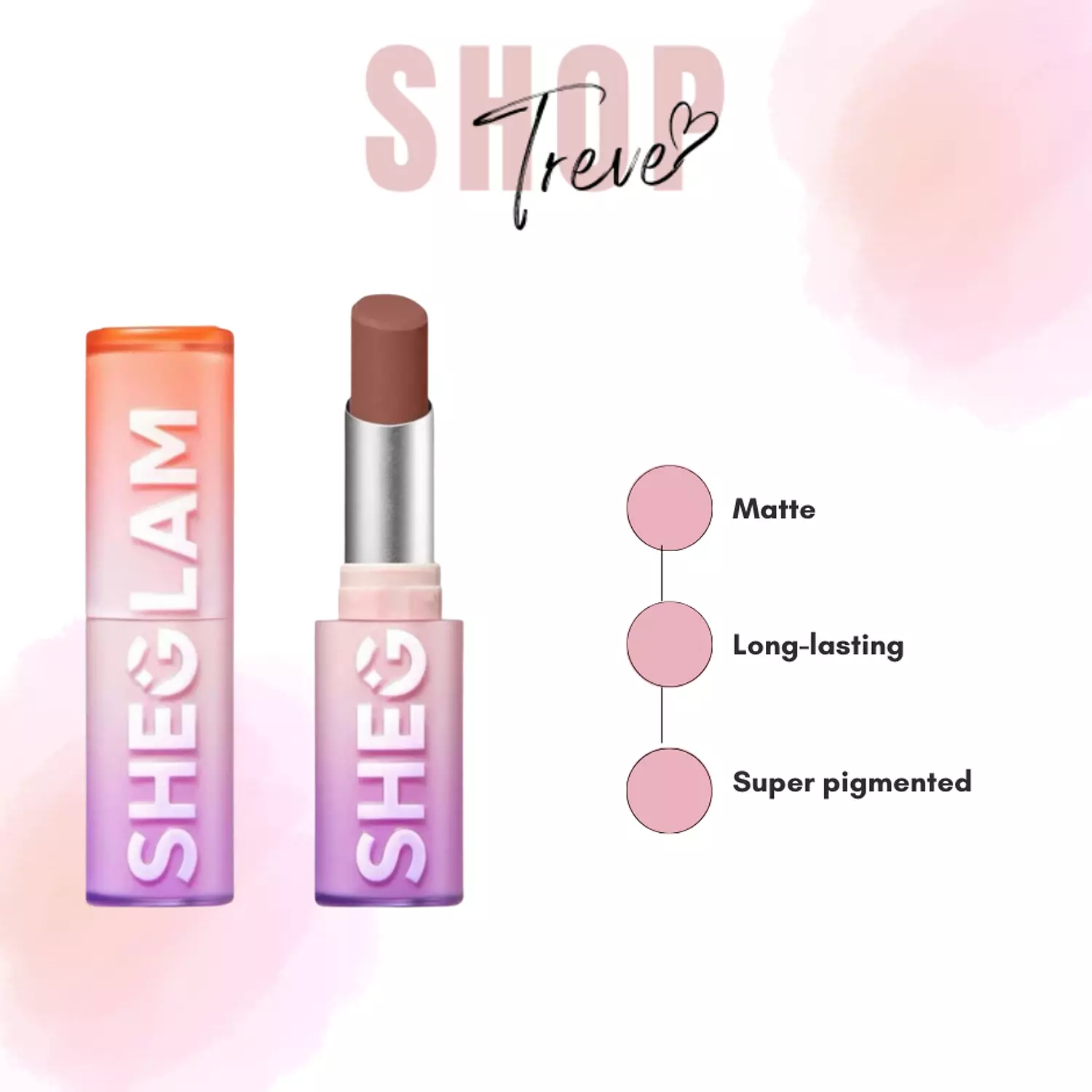 Sheglam - Dynamatte Boom Long-lasting Matte Lipstick hover image