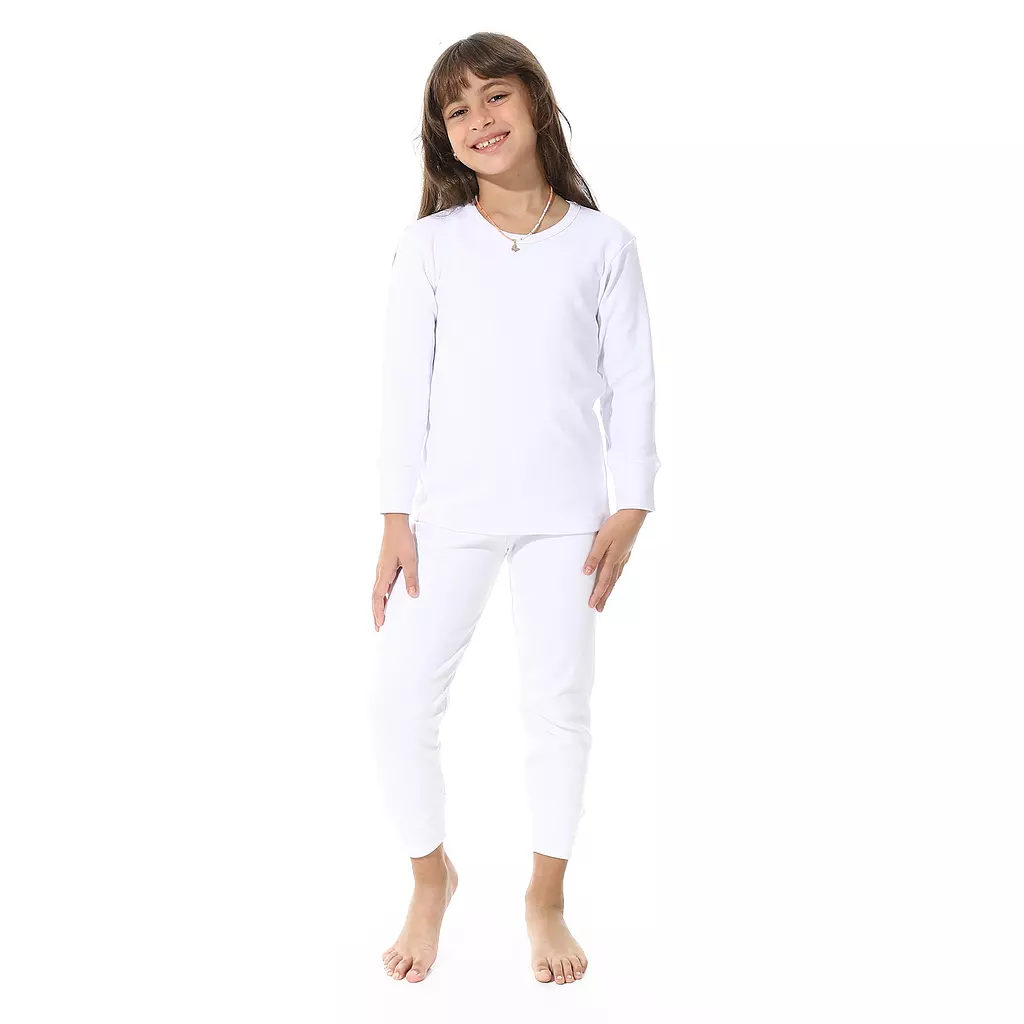 Kids Thermal Set - White