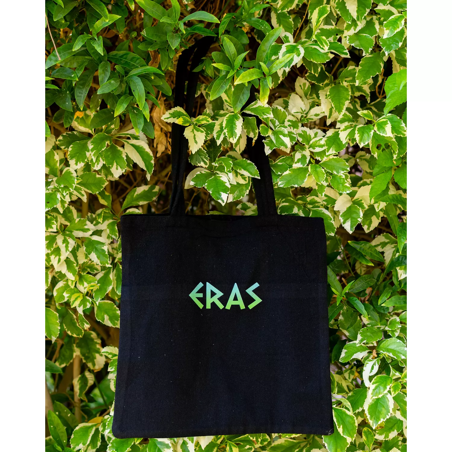 Green “GREEK x PHARAONIC” black tote bag 1