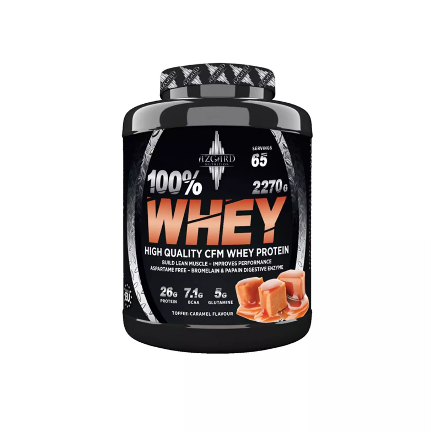 AZGARD NUTRITION WHEY PROTEIN - 65SERV - 2270GM - COOKIES & CREAM hover image