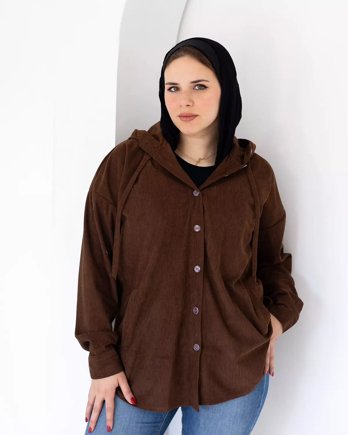 <p style="text-align: justify"><strong>Chocolate brown Shirt</strong></p>