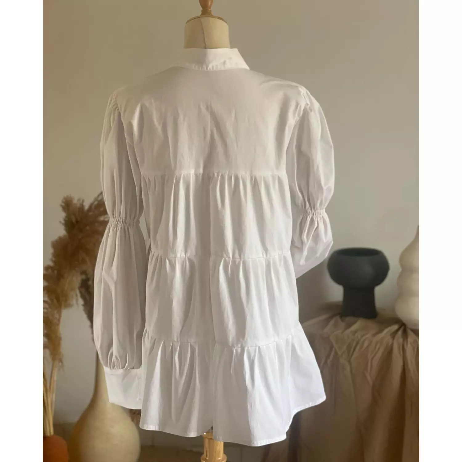 White poplin shirt 1