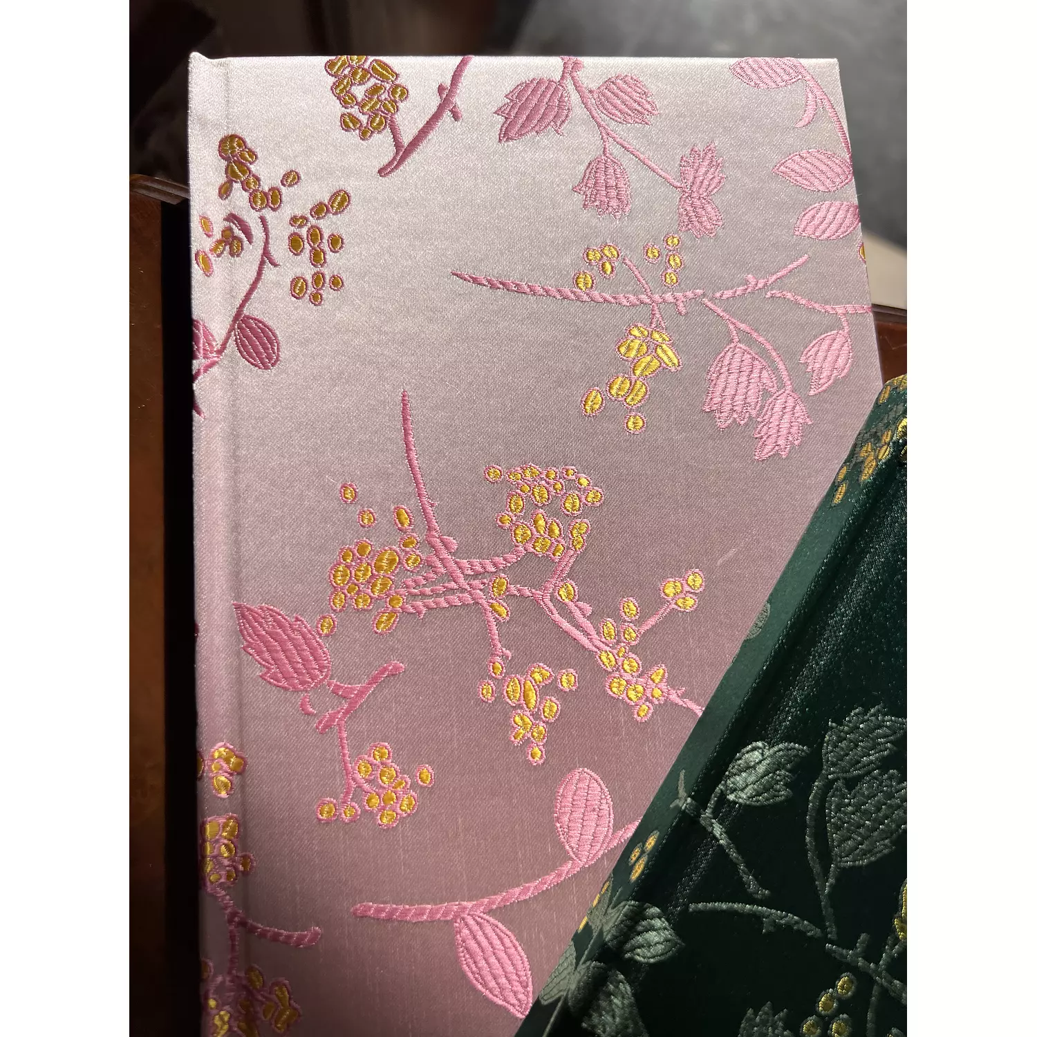 A5 Embroidered Satin Journals  hover image