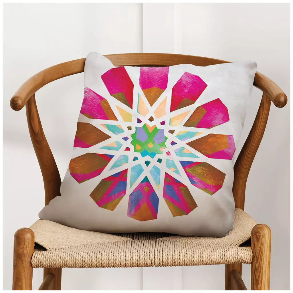 Modern Islamic Stars Cushion Cover