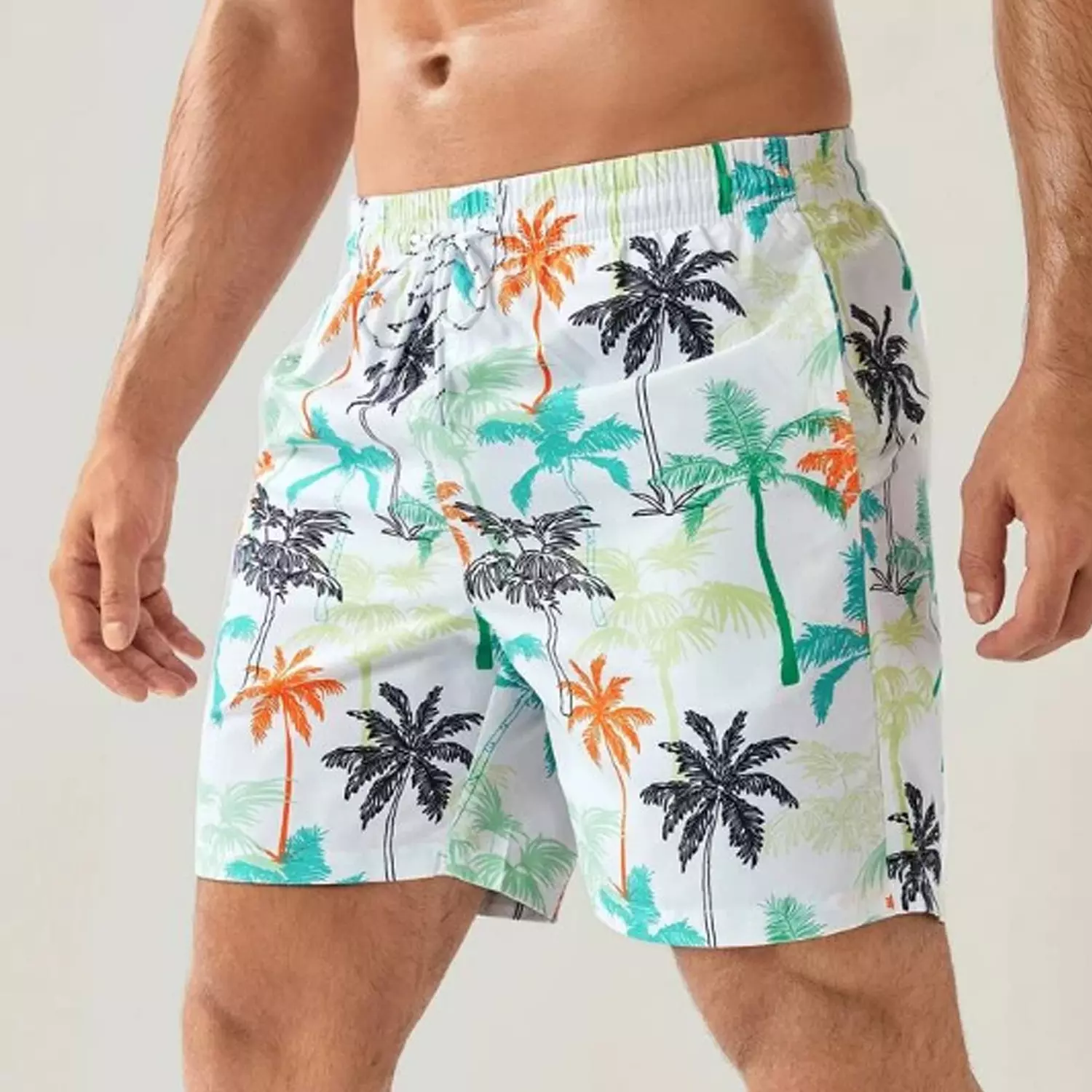 Ho Holland Printed Men Sea Shorts ( White ) hover image