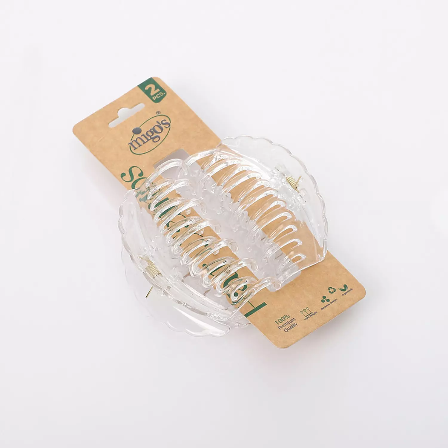 migos Hair Clamps 2 Pcs Oval acrylic hover image