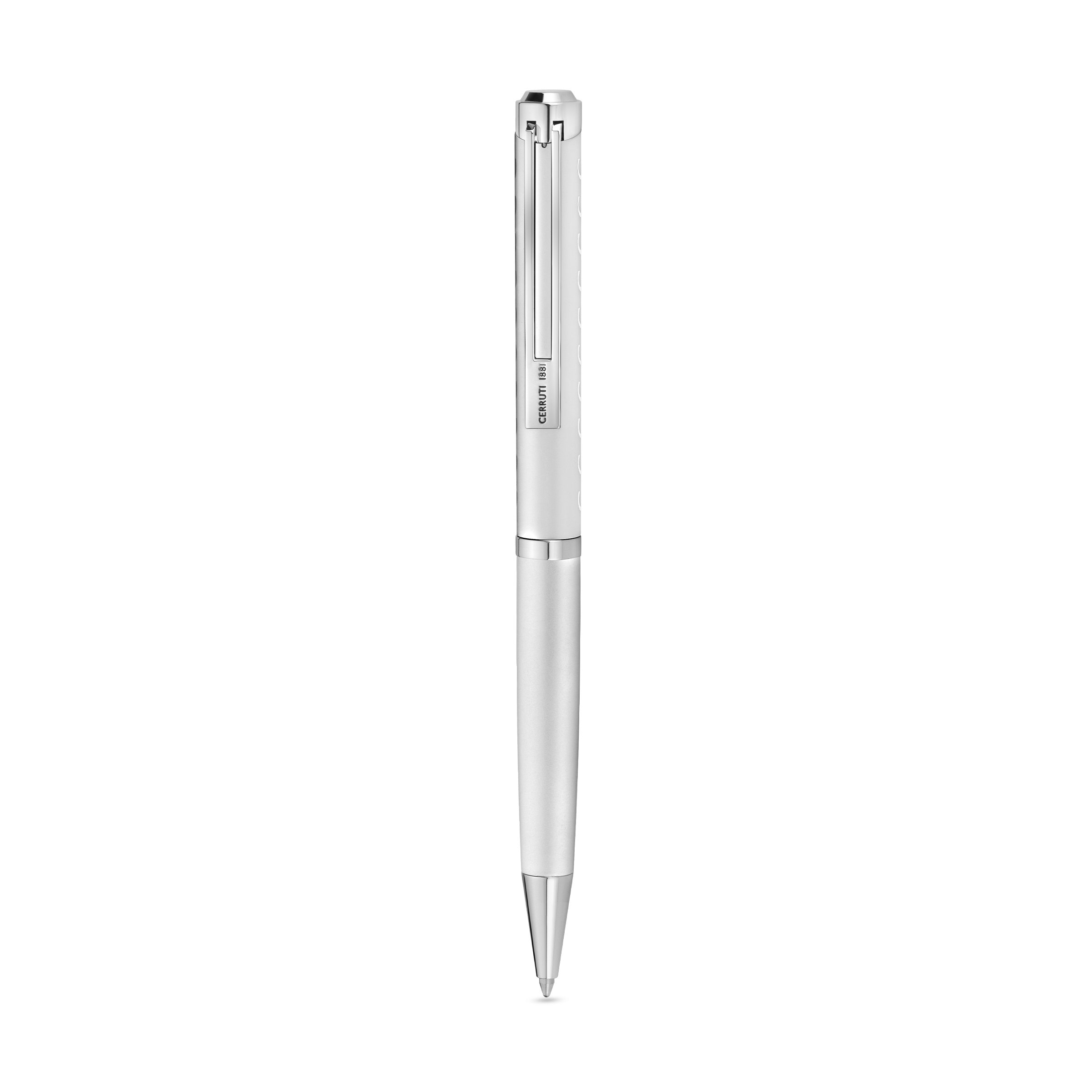 Cerruti1881 Ballpoint Pen Matt Silver - NSS221101A