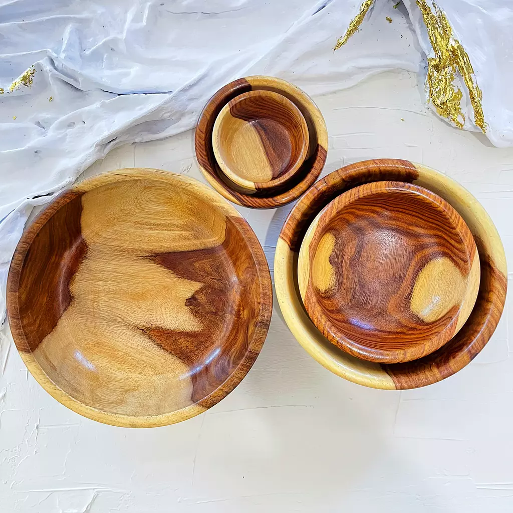 Set of 5 PCS Deep Dish / Bowl 10, 15, 20, 25, 30 CM