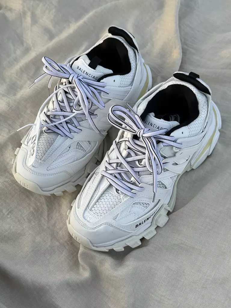 Balenciaga white track 