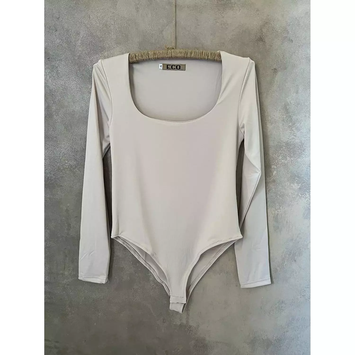 Square Neck Long Sleeves Bodysuit 6