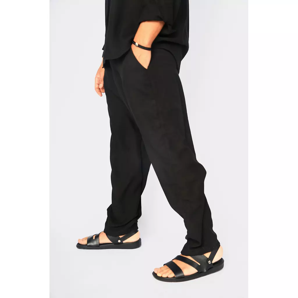 Black Linen Pants