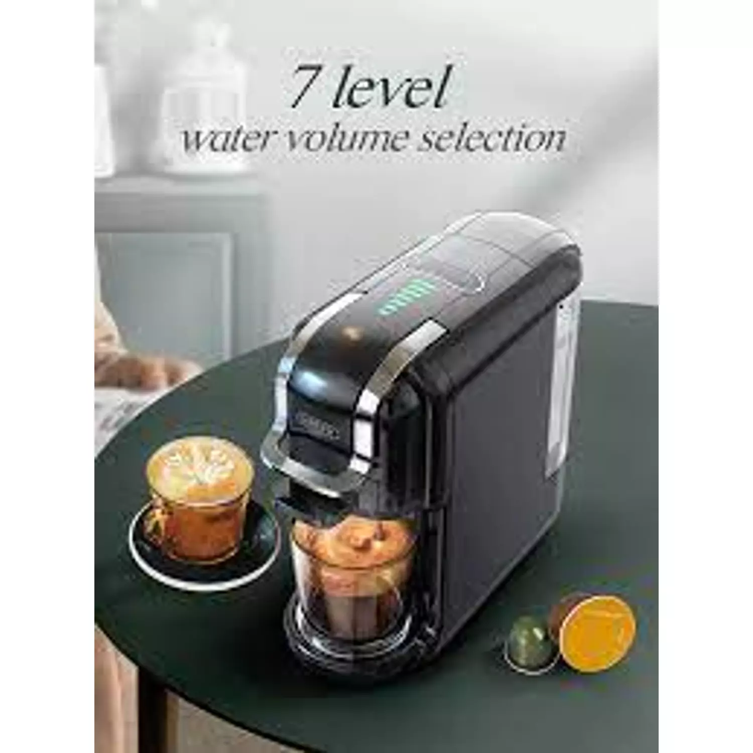 HiBREW Coffee Machine 19 Bar 4in1 Hot & Cold Multiple Capsule