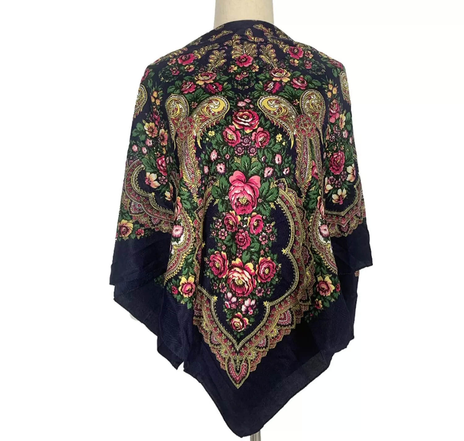 Brown Floral Shawl hover image