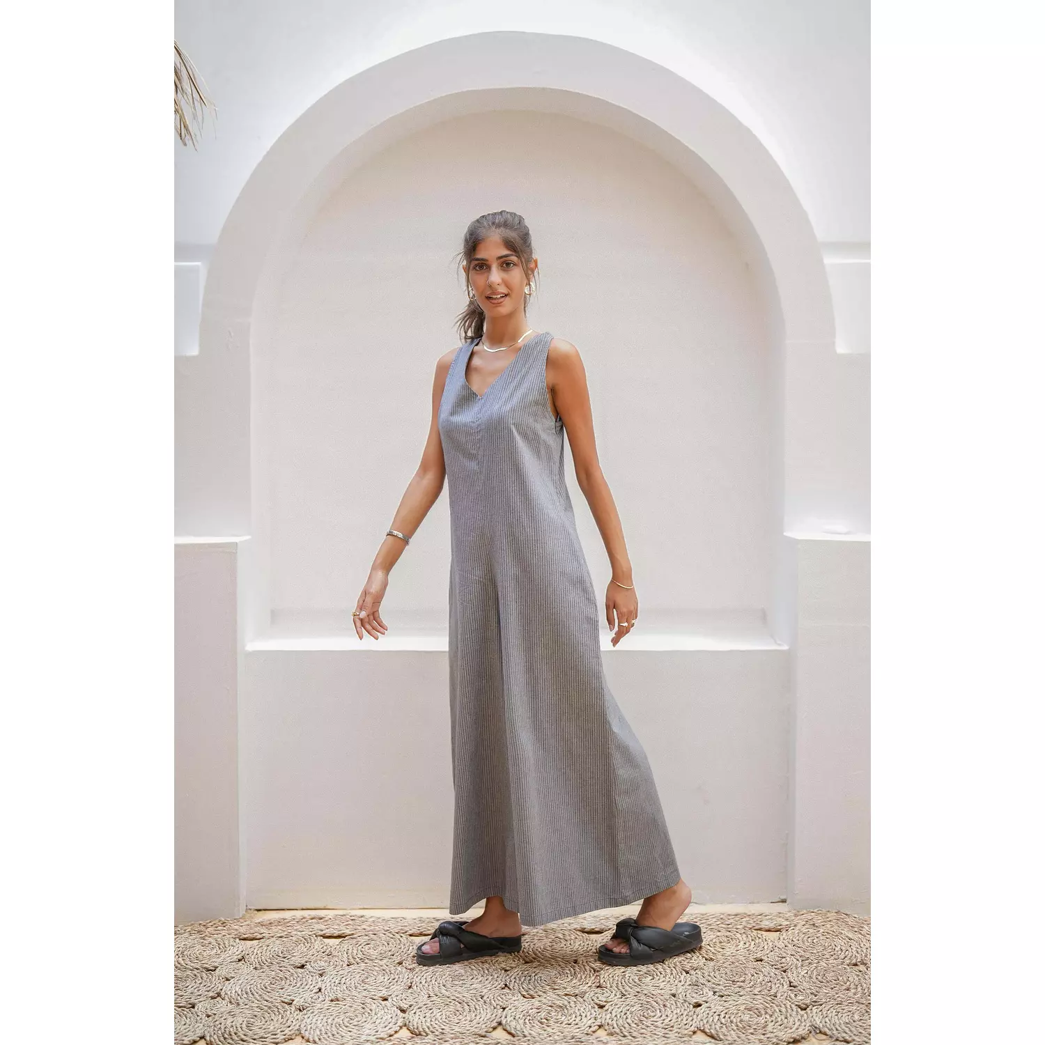 Never Better Jumpsuit Grey 2