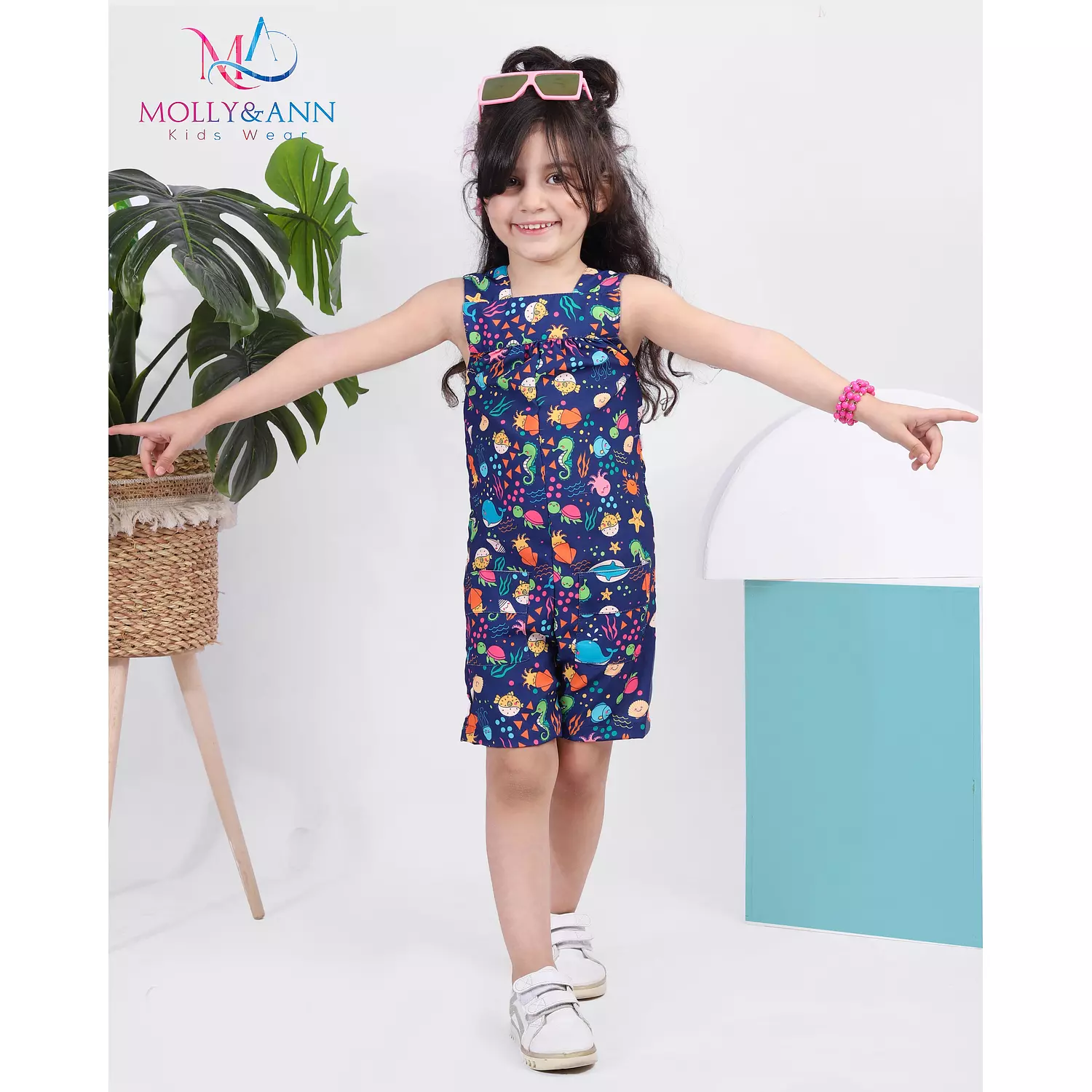 Tropical Short Jumpsuit hover image