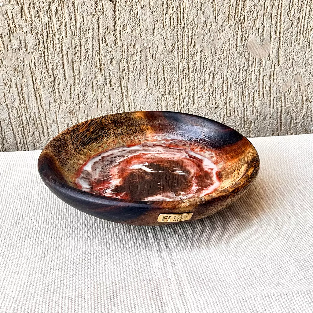 Earthy wooden bowl