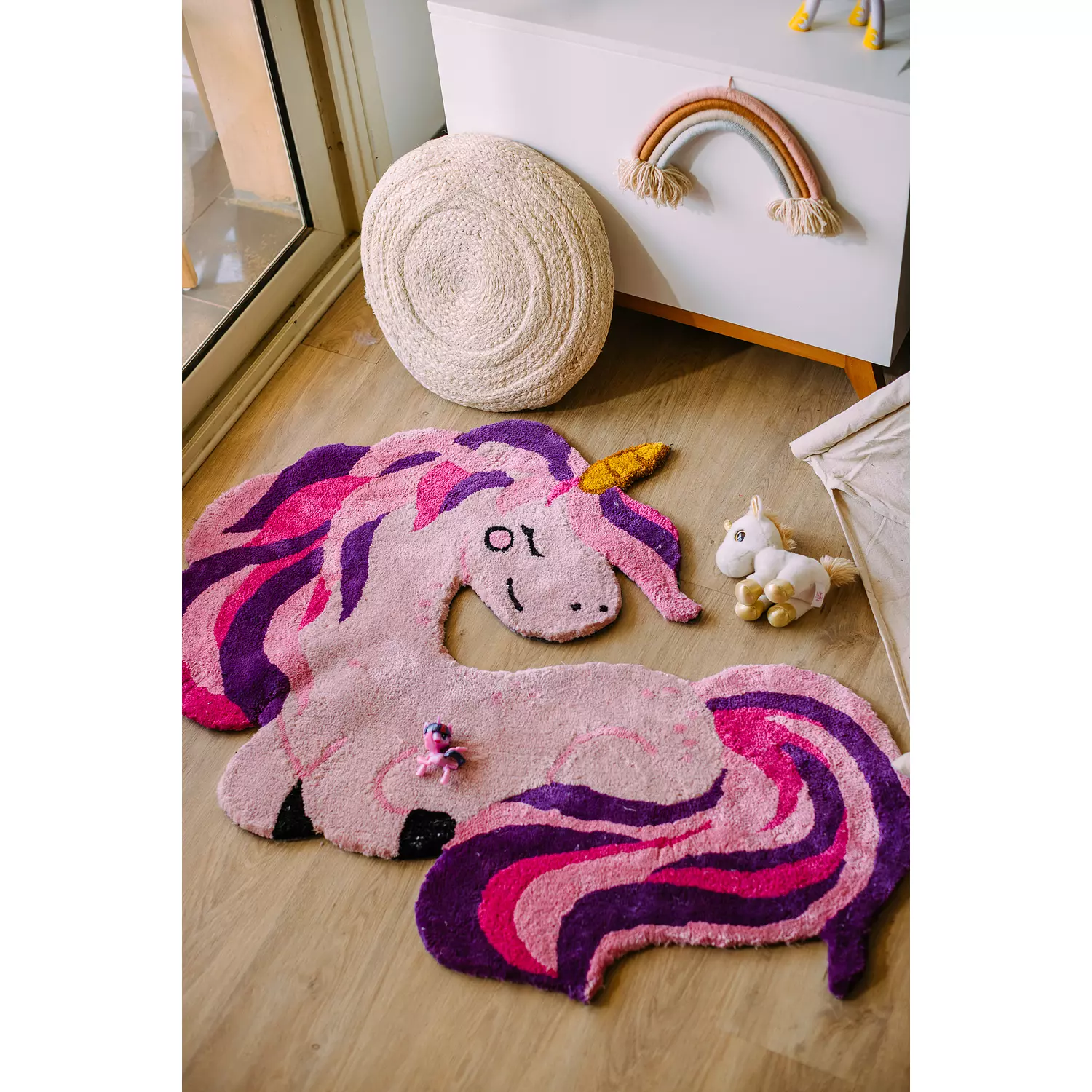 Unicorn tufted Rug  hover image