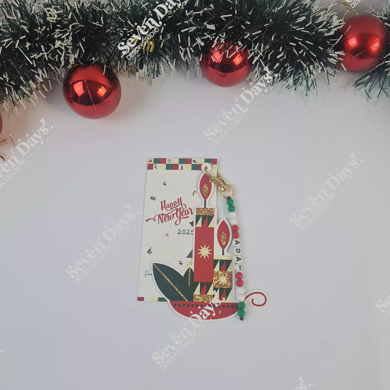 Elegants Red and Green Christmas Gift Box 4