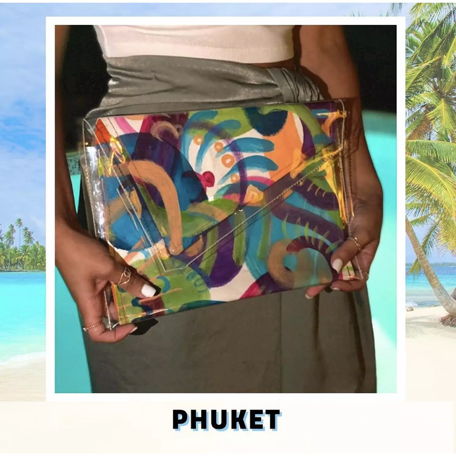 Phuket City Canvas Hand-Painted Piece in Plastic Envelope (by Order) 2