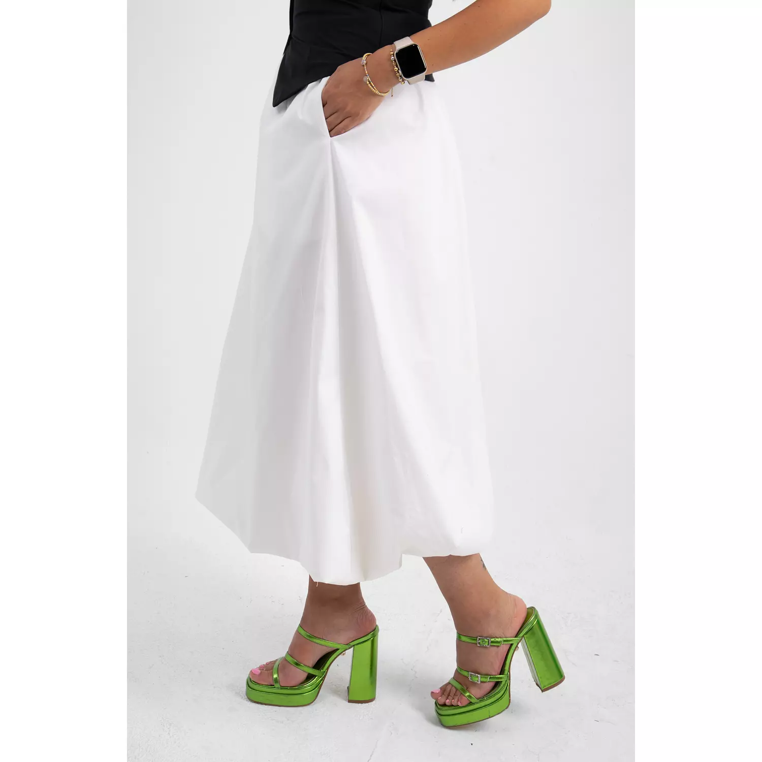 Midi Bubble Skirt 3