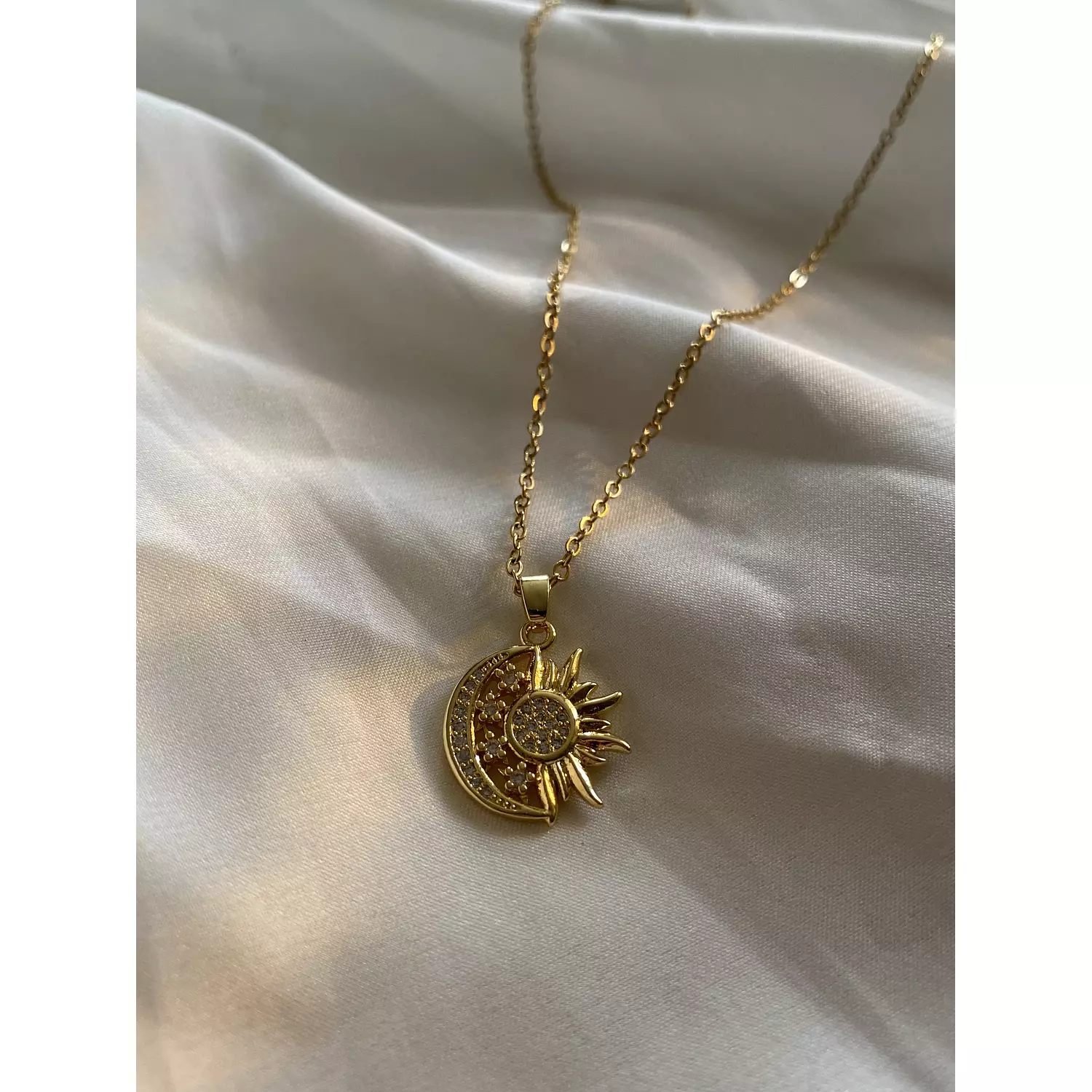 Sun and Luna Necklace hover image