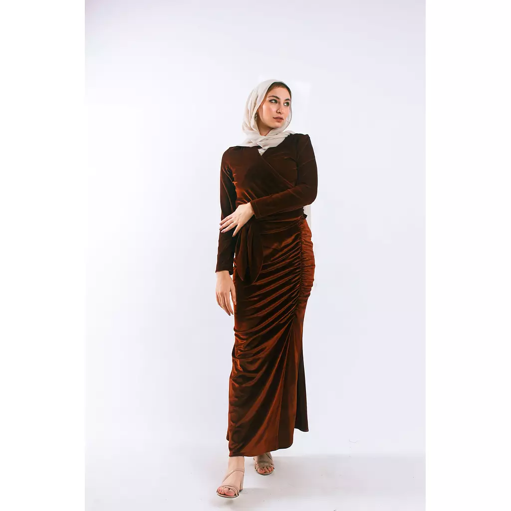 Havane Velours Skirt