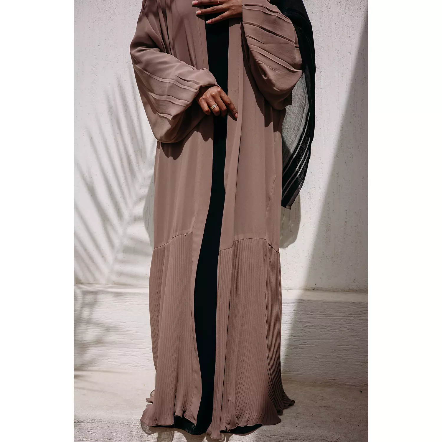 Pleated Hemline Kaftan 3