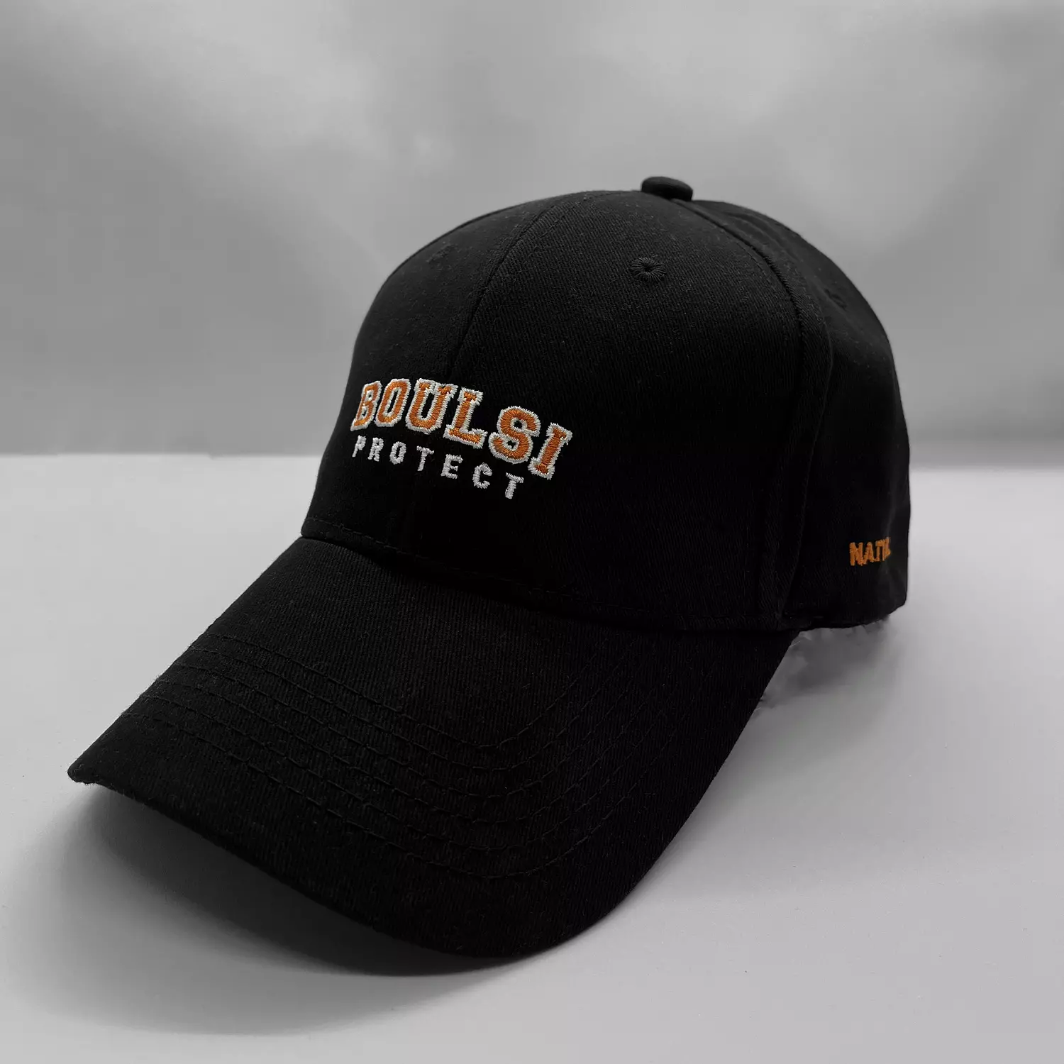 Black BOULSI Cap. hover image