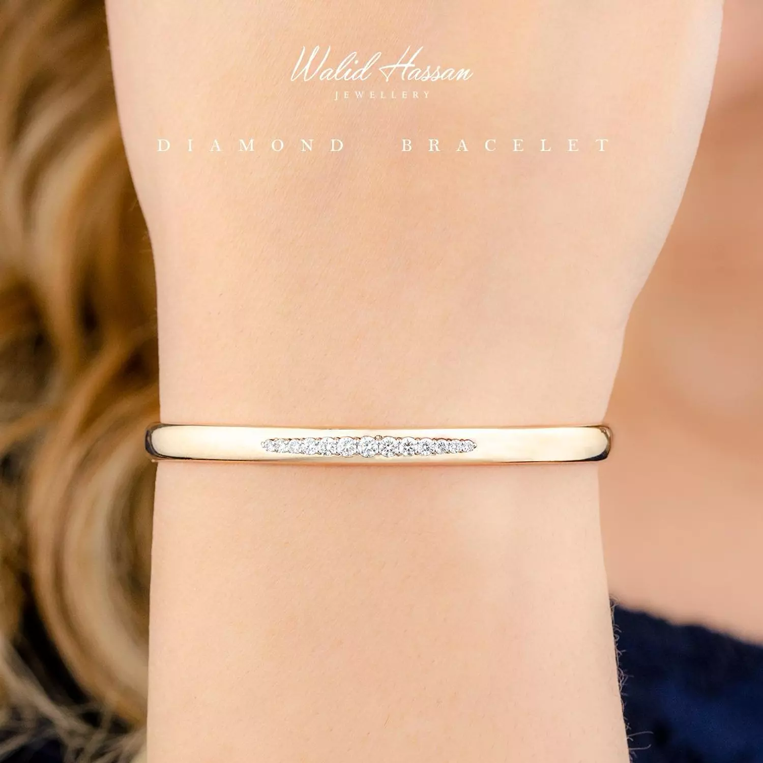 diamond bangle hover image