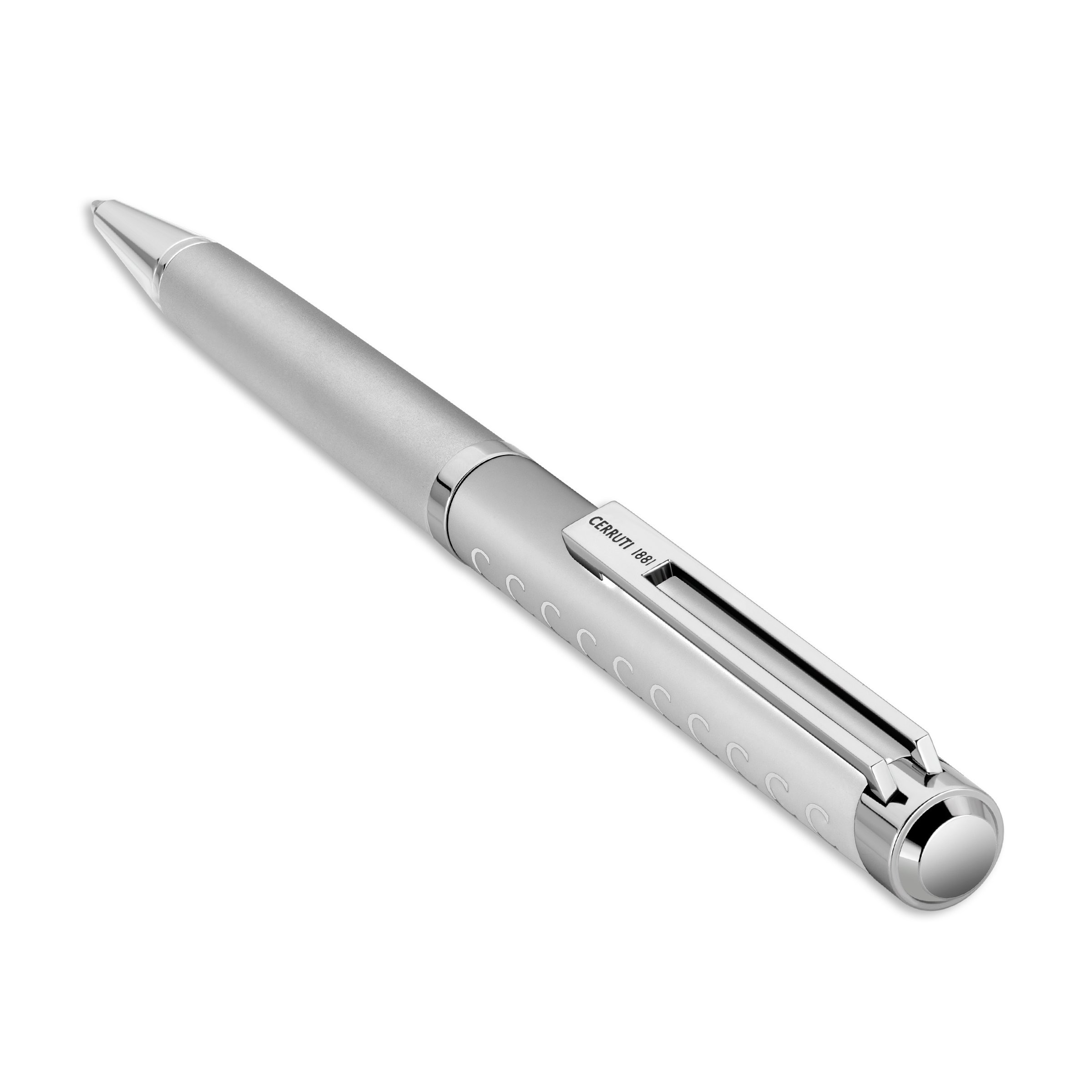 Cerruti1881 Ballpoint Pen Matt Silver - NSS221101A 2