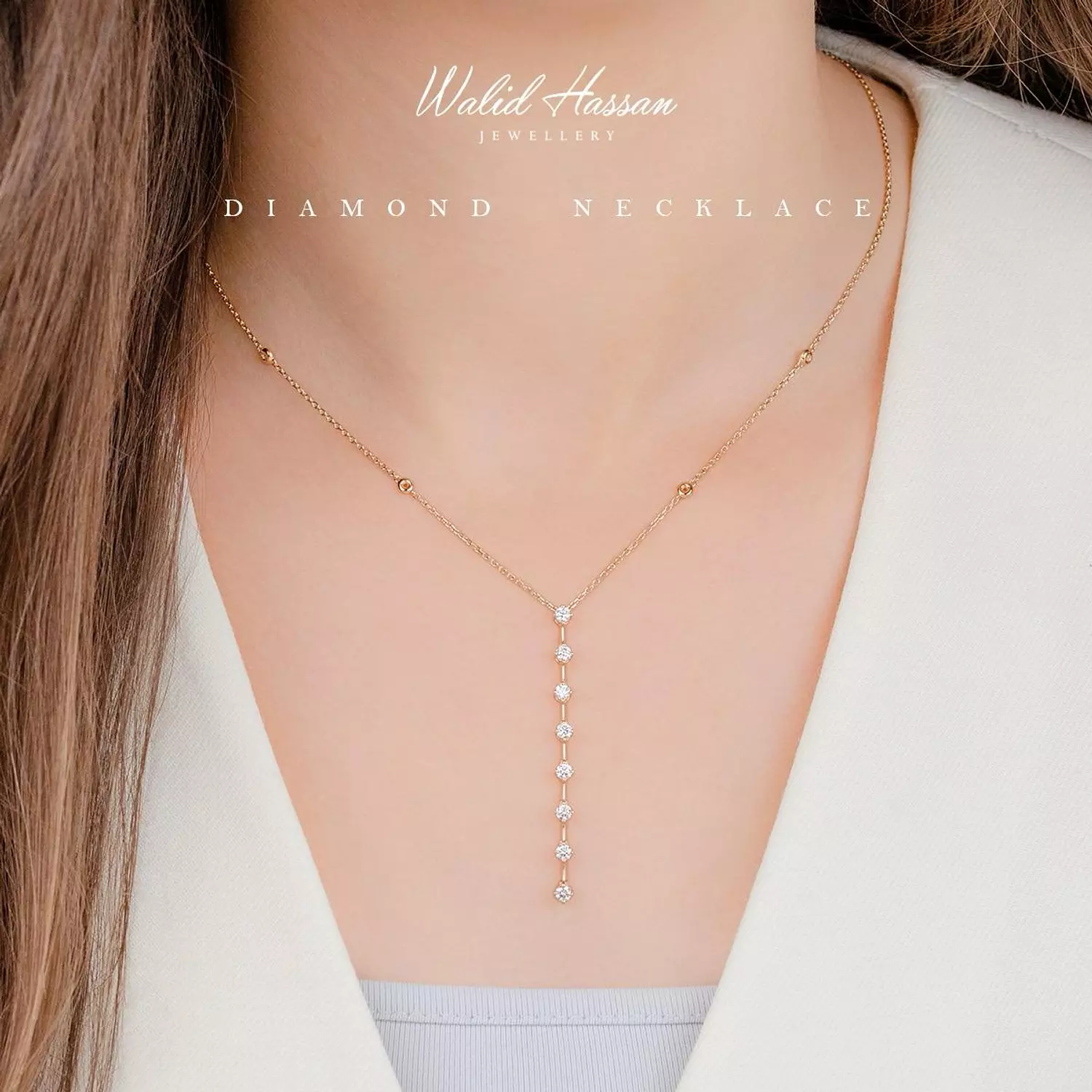 diamond necklace  hover image