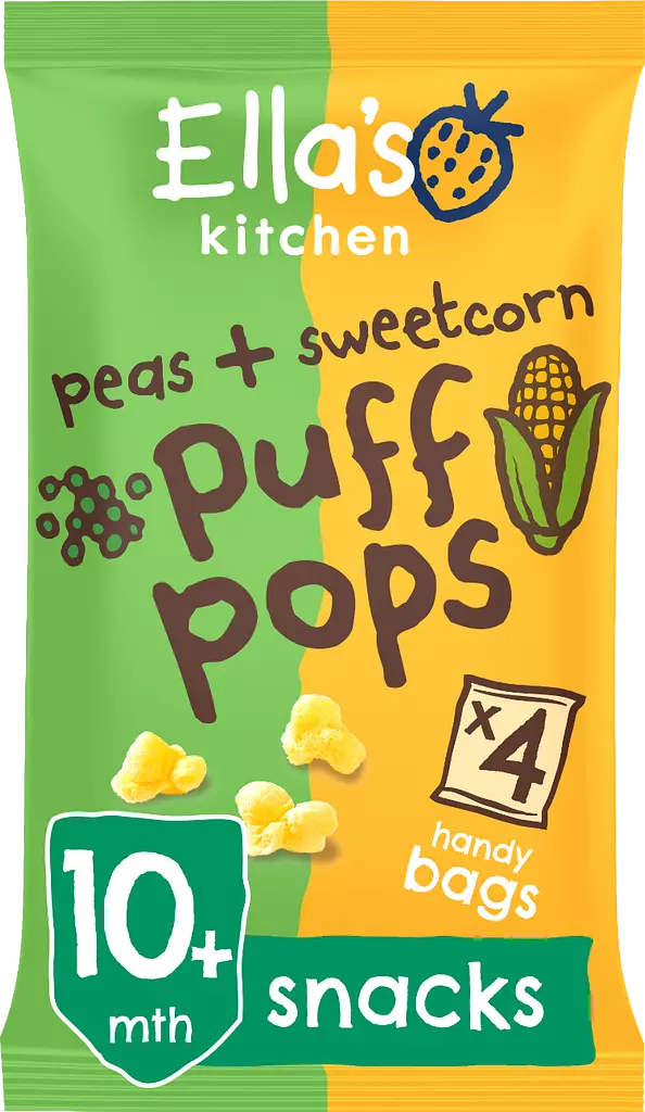 Peas, Sweet corn Puff PoPs - 32 Grams 
