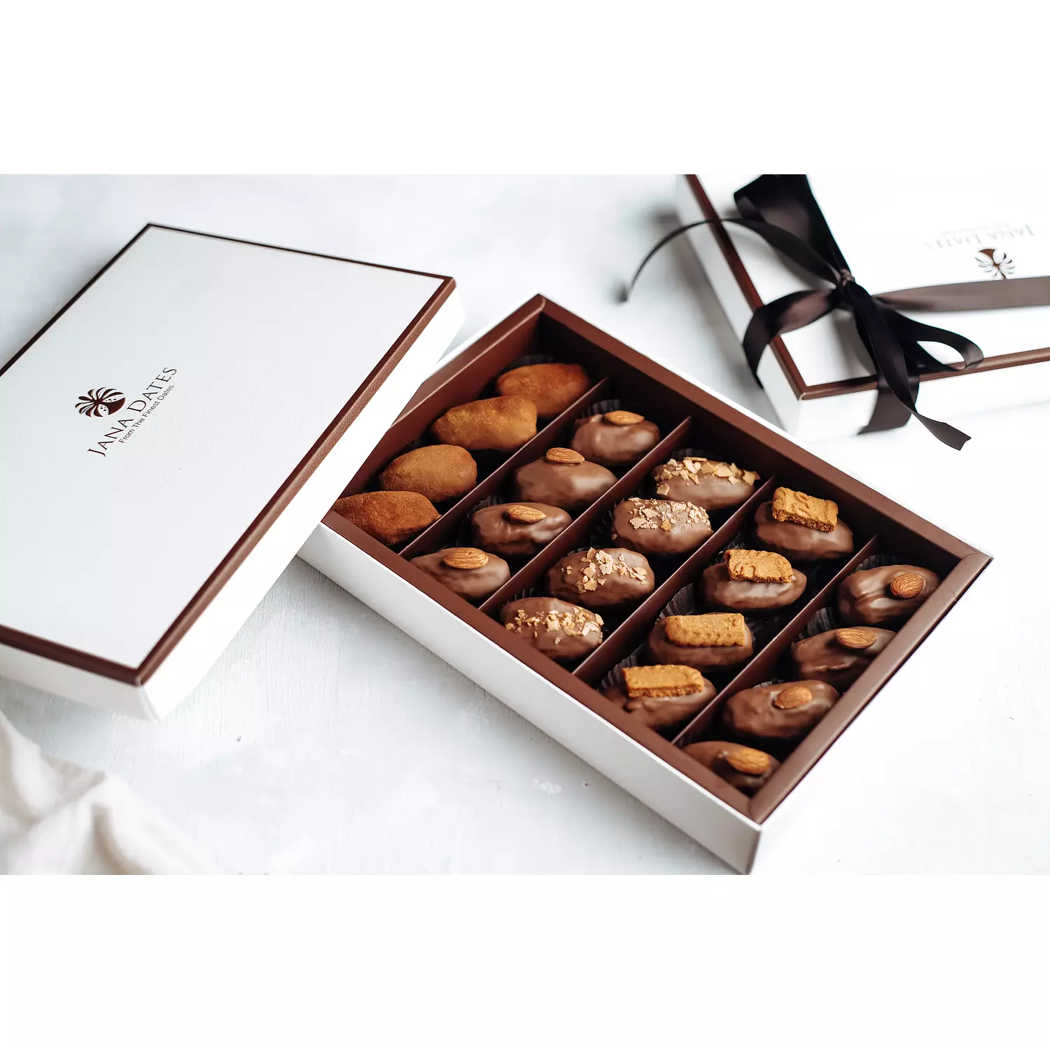 Belgium Chocolate Medjool Dates Gift Box  hover image