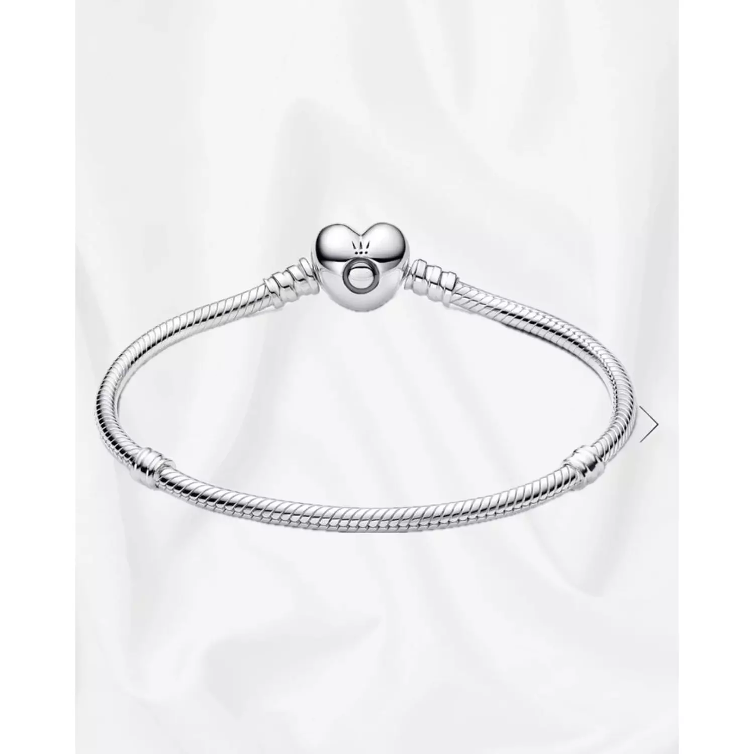 Pandora Moments Heart Clasp Snake Chain Bracelet-2nd-img