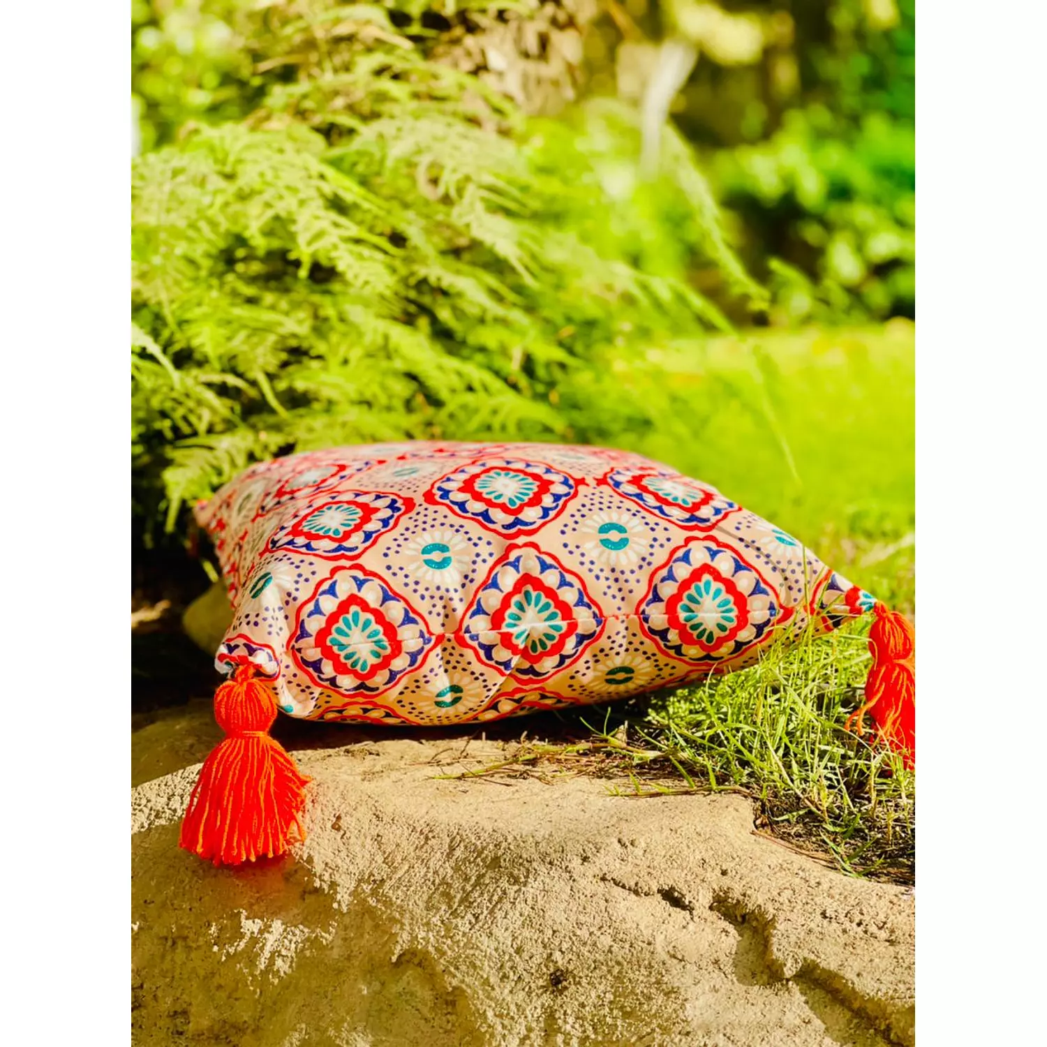 Boho Orange Cushions hover image